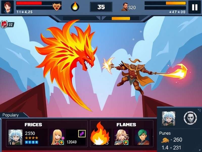 Fierce Flames character customization screen